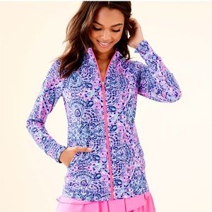 Lilly Pulitzer Hadlee UPF 50 Zip Up Sweater